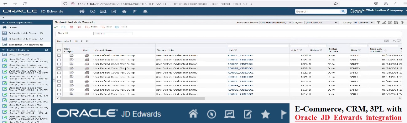 Seamless Oracle JD Edwards Integration with Cogential IT